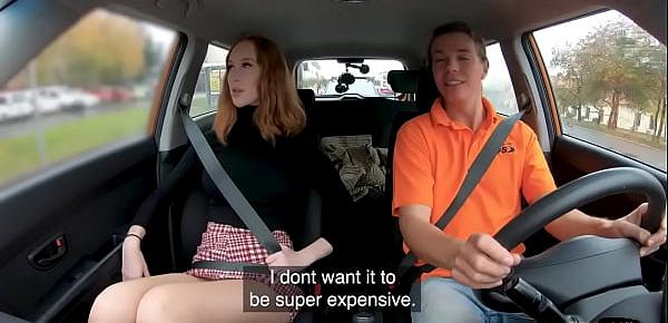  British ginger publicly rides driving instructor after bj